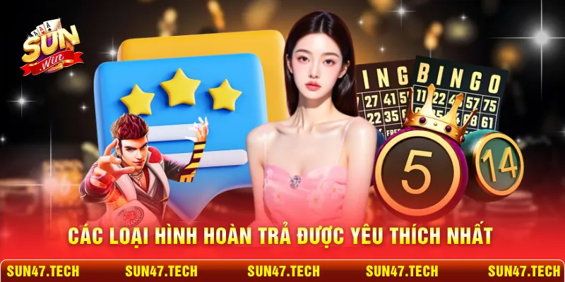 Các loại hình hoàn trả được yêu thích nhất
